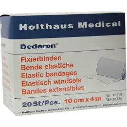 DEDERON Fiksācijas pārsēji 10 cmx4 m, 20 gab