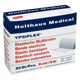 MULLBINDEN elastīgs 6 cmx4 m, 20 gab