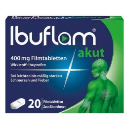 IBUFLAM akūtas 400 mg apvalkotās tabletes, 20 gab