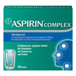ASPIRIN COMPLEX Btl.m.Gran.z.Herst.e.Susp.z.Einn., 20 gab