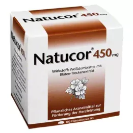 NATUCOR 450 mg apvalkotās tabletes, 100 gab