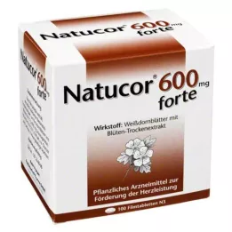 NATUCOR 600 mg forte apvalkotās tabletes, 100 gab