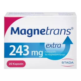 MAGNETRANS extra 243 mg cietās kapsulas, 20 gab