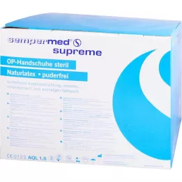SEMPERMED Supreme OP-Handsch.steril pulverisfr.izmērs 8,5, 50X2 gab
