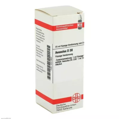 AESCULUS D 30 Atšķaidījums, 20 ml