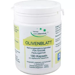 OLIVENBLATT-Ekstrakts Vegi kapsulas, 180 gab
