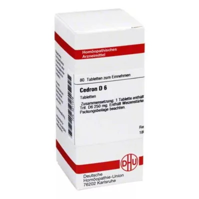 CEDRON D 6 tabletes, 80 gab CEDRON D 6 tabletes, 80 gab