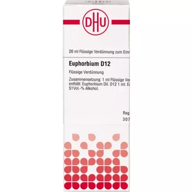 EUPHORBIUM D 12 Atšķaidījums, 20 ml EUPHORBIUM D 12 Atšķaidījums, 20 ml