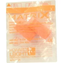 HOWARD Leight Matrix oranži ausu aizbāžņi, 2 gab