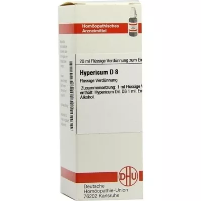 HYPERICUM D 8 Atšķaidījums, 20 ml