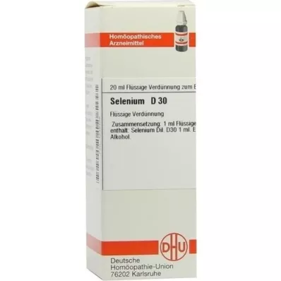 SELENIUM D 30 Atšķaidījums, 20 ml SELENIUM D 30 Atšķaidījums, 20 ml