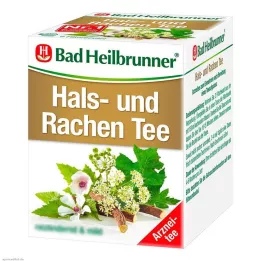 BAD HEILBRUNNER Kakla un rīkles tējas filtru maisiņi, 8X1,75 g
