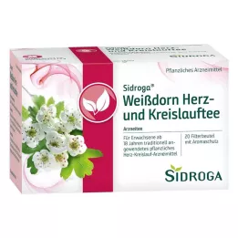 SIDROGA Vilkābeles sirds un asinsrites tējas filtru maisiņi, 20X1,5 g