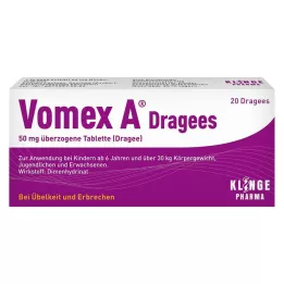 VOMEX A Dragees 50 mg apvalkotās tabletes, 20 gab
