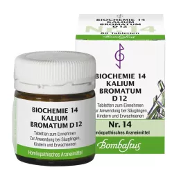 BIOCHEMIE 14 Kalium bromatum D 12 tabletes, 80 gab