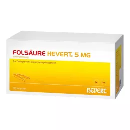 FOLSÄURE HEVERT 5 mg ampulas, 100 gab