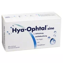 HYA-OPHTAL sinusa acu pilieni, 60X0,5 ml