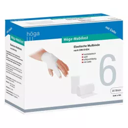 HÖGA-MUBILAST Fiksēt pārsēju 6 cmx4 m M.Cellophan, 1 st