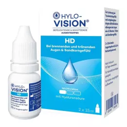 HYLO-VISION HD Acu pilieni, 2X15 ml