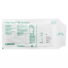VASCO OP Sensitive Gloves sterils bez pūdera izmērs 7,0, 2 gab