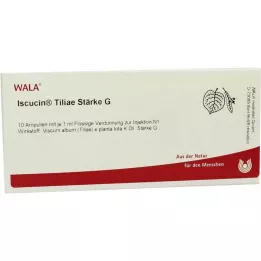 ISCUCIN tiliae Strength G Ampulas, 10X1 ml