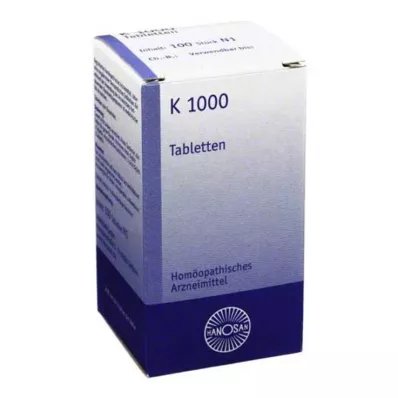 K 1000 tabletes, 100 gab K 1000 tabletes, 100 gab