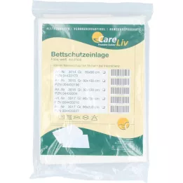 BETTSCHUTZEINLAGE Folija 90x200 cm balta, 1 gab