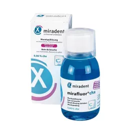 MIRADENT Mutes skalojamais līdzeklis mirafluor CHX 0,06%, 100 ml