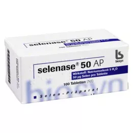 SELENASE 50 AP tabletes, 100 gab