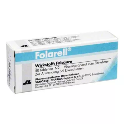 FOLARELL Tabletes, 50 gab FOLARELL Tabletes, 50 gab