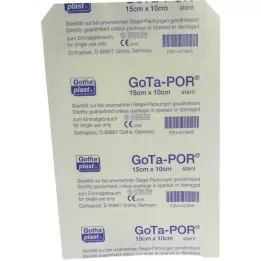 GOTA-POR Brūču apmetums sterils 100x150 mm, 1 gab