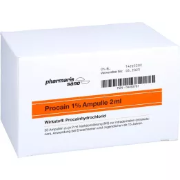 PROCAIN Röwo 1% ampulas 2 ml, 50X2 ml