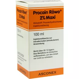 PROCAIN Röwo 2% Maxi injekciju pudeles, 100 ml