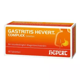 GASTRITIS HEVERT Kompleksās tabletes, 40 gab