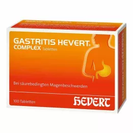 GASTRITIS HEVERT Kompleksās tabletes, 100 gab