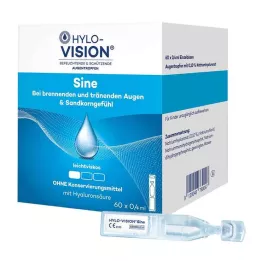 HYLO-VISION sinusa vienas devas pipetes, 60X0,4 ml