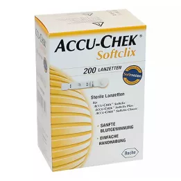 ACCU-CHEK Softclix lancetes, 200 gab