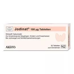 JODINAT 100 μg tabletes, 50 gab