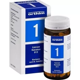 BIOCHEMIE Orthim 1 Calcium fluoratum D 12 tabletes, 400 gab