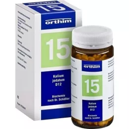 BIOCHEMIE Orthim 15 potassium iodatum D 12 tabletes, 400 gab