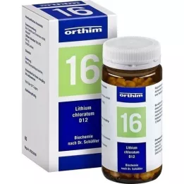BIOCHEMIE Orthim 16 Lithium chloratum D 12 tabletes, 400 gab