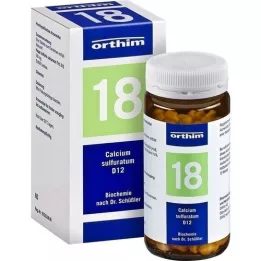 BIOCHEMIE Orthim 18 Calcium sulfuratum D 12 tabletes, 400 gab