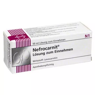 NEFROCARNIT Šķīdums iekšķīgai lietošanai, 50 ml