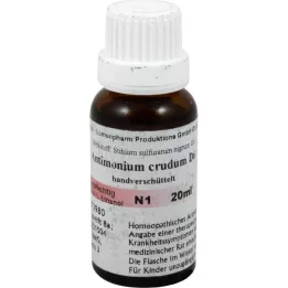 ANTIMONIUM CRUDUM D 6 Atšķaidījums, 20 ml
