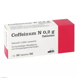 COFFEINUM N 0,2 g tabletes, 50 gab