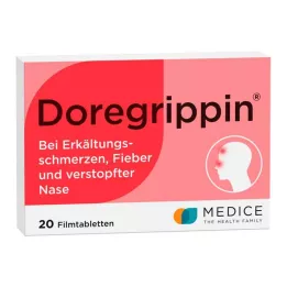 DOREGRIPPIN Tabletes, 20 gab