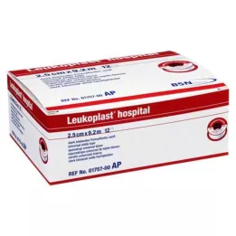 LEUKOPLAST Slimnīca 2,5 cmx9,2 m, 12 gab