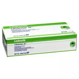 LEUKOSILK 1,25 cmx5 m, 24 gab