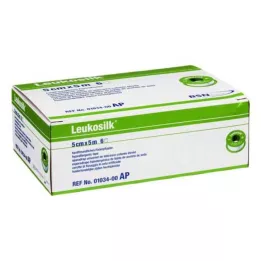 LEUKOSILK 5 cmx5 m, 6 gab