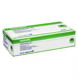 LEUKOSILK 1,25 cmx9,2 m, 24 gab
